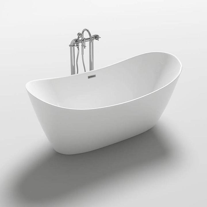 Home Deluxe Freestanding bath tub RAVO without tap - 170x80x72cm (80 cm, 170 cm)