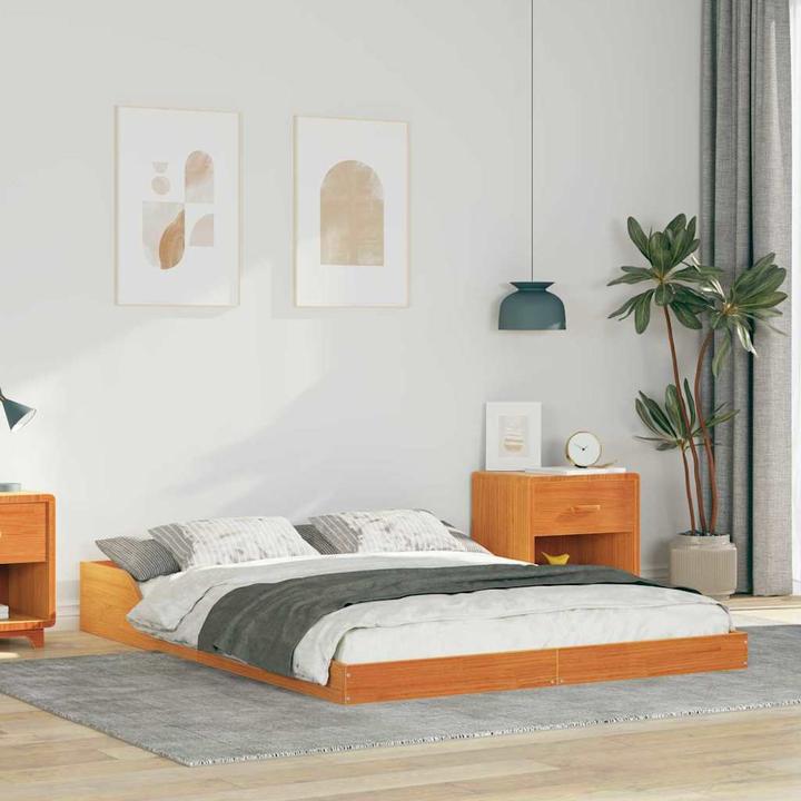 Actual product image vidaXL Plattformbettgestell (120 x 200 cm)
