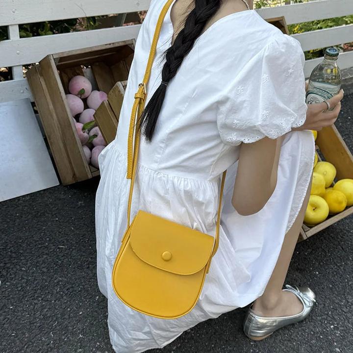 Produktbild Only-Bags.Store Klappe Crossbody Taschen Mini PU Leder Schultertaschen und Handtaschen Telefon Einfache feste