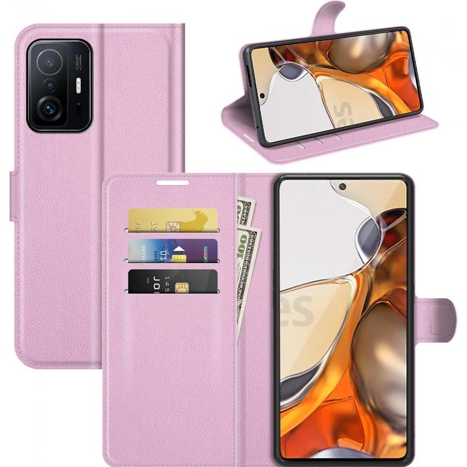 Thumbnail - Screenguard Xiaomi 11T Leather Guard Lederhülle (Xiaomi 11T), Smartphone Hülle, Rosa