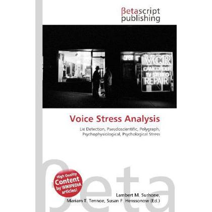 Voice Stress Analysis, Fachbücher