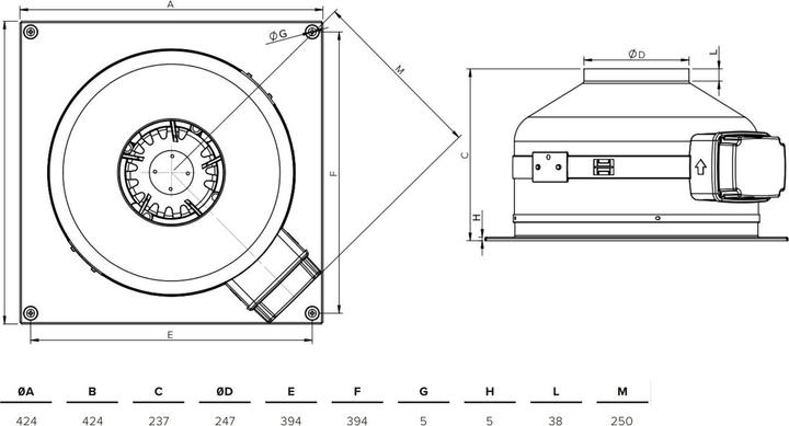 Produktbild Vortice CA 250 MD E W