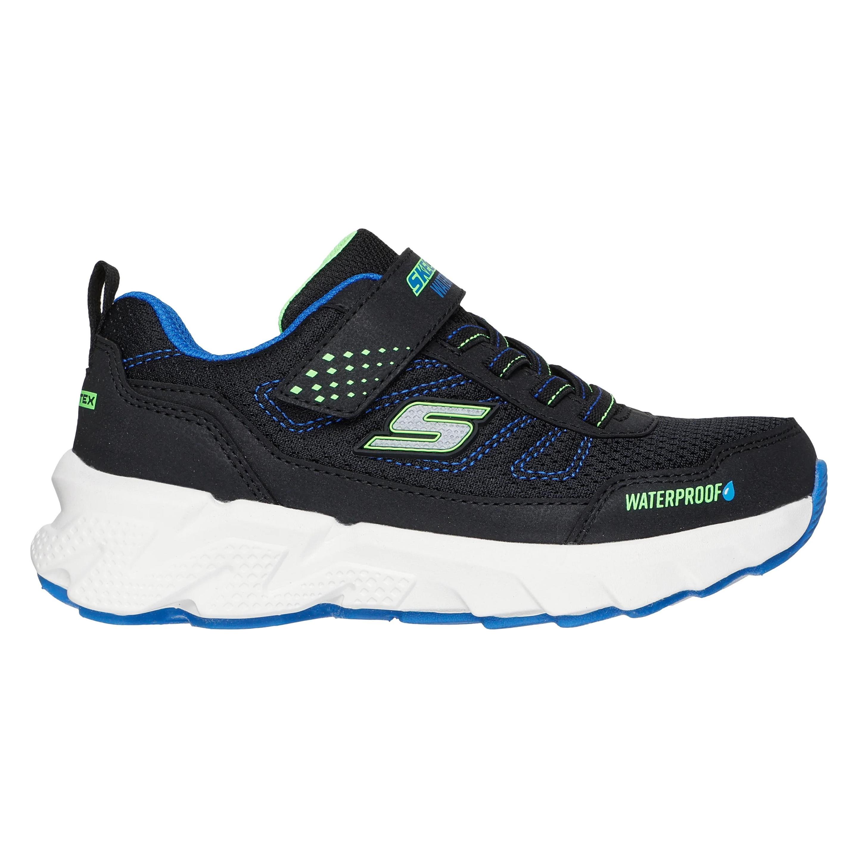 Skechers, Jongens, Sneakers, Elite Sport Tread Wp, Zwart, Blauw, Groen, Veelkleurig, (32)
