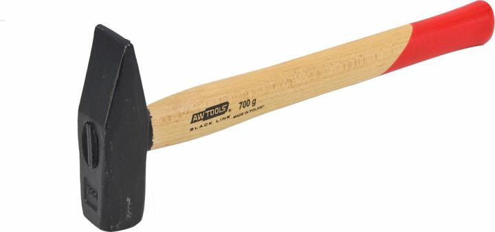 Actual product image Awtools Młotek ślusarski 0,7 kg Trzonek Drewniany Black Line (850 g)