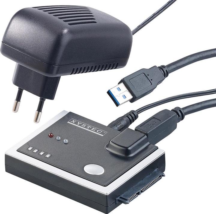 Actual product image Xystec USB 3.0 hard drive adapter with clone function