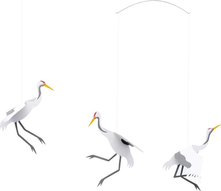Flensted Mobiles Crane Dance Mobile with Gift Envelope