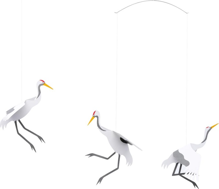 Flensted Mobiles Crane Dance Mobile with Gift Envelope