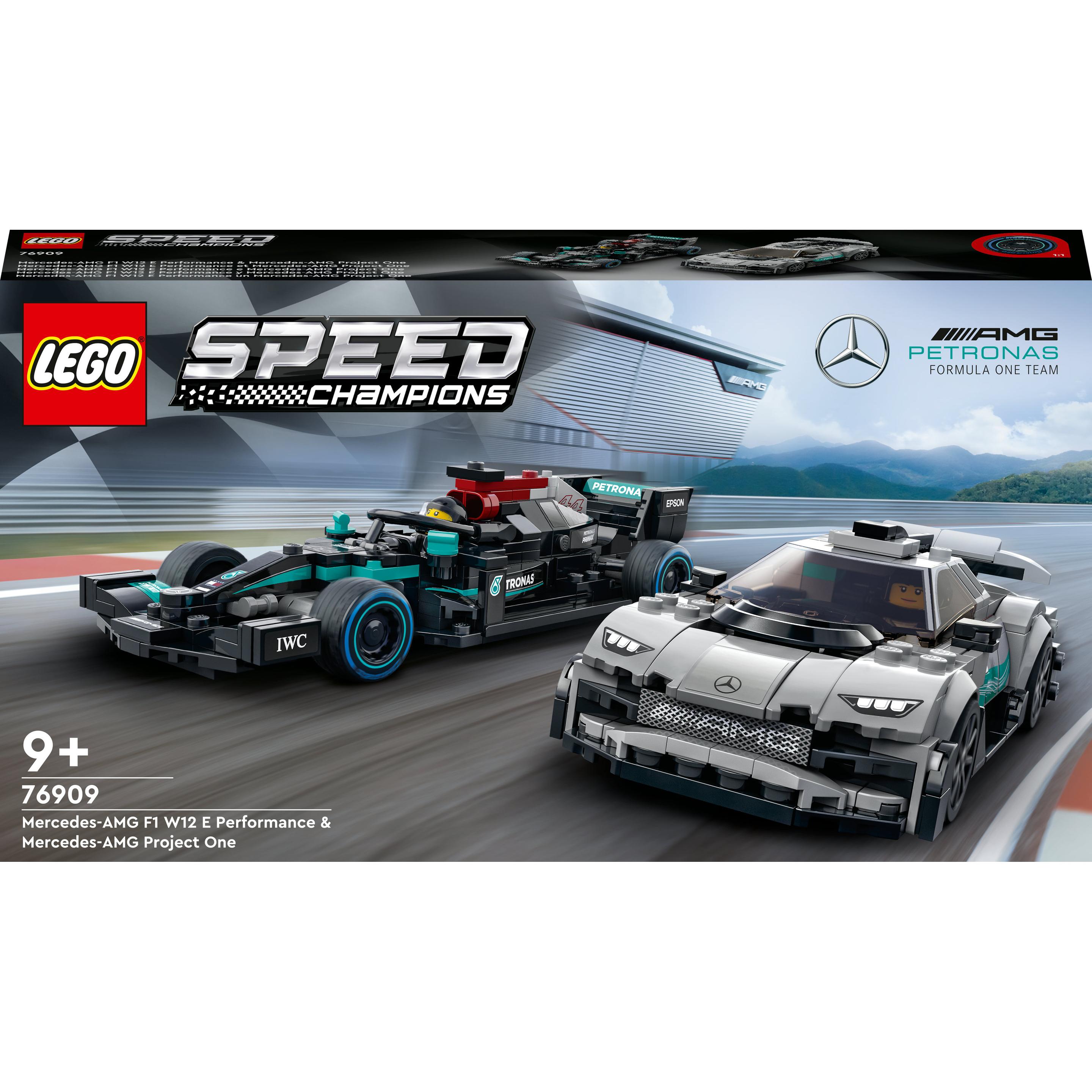 LEGO Mercedes-AMG F1 W12 E Performance & Mercedes-AMG Project One (76909, LEGO Speed Champions)