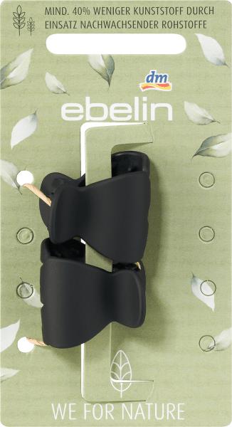 Immagine prodotto dm ebelin Fermagli per capelli riciclati mini nero / rosa
