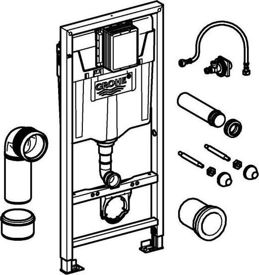 Actual product image Grohe Wand-WC-Element RAPID SL