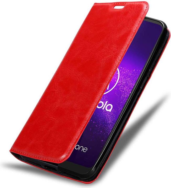 Actual product image Cadorabo Book Invisible Magnet Cover (Motorola One Macro)