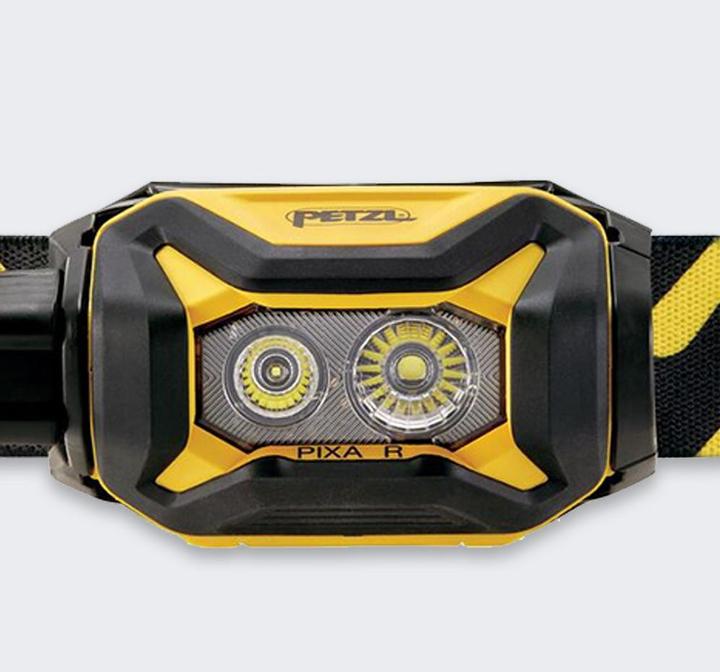 Produktbild Petzl E120CA00 Headlamp PIXA R black/yellow (600 lm)