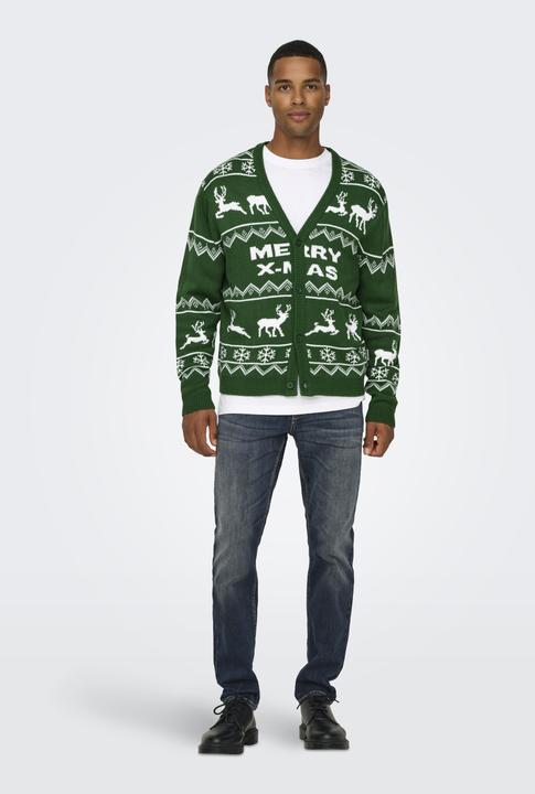 Image du produit Only & Sons ONSXMAS Veste en tricot Veste en tricot (M)
