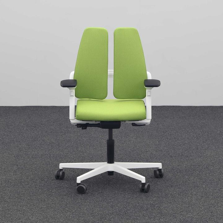 Immagine prodotto Sitag Bürostuhl SitagXilium DuoBack swissmade ergonomisch mit 4D Armlehnen, Grün, Neu (46 - 60 cm)