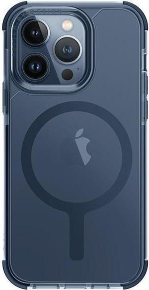 Uniq etui Combat iPhone 15 Pro 6.1" Magclick Charging niebieski/smoke blue (Apple iPhone 15 Pro)