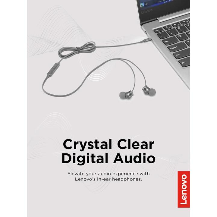 Actual product image Lenovo 110 Analogue in-ear headphones (Cable)