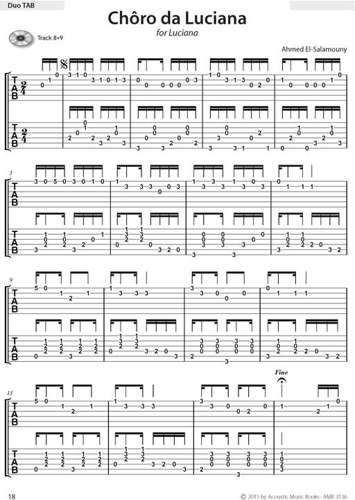 Nährwerte und Zutaten Copacabana. Music and Tabs (Deutsch, Englisch, Ahmed El-Salamouny, 2015)