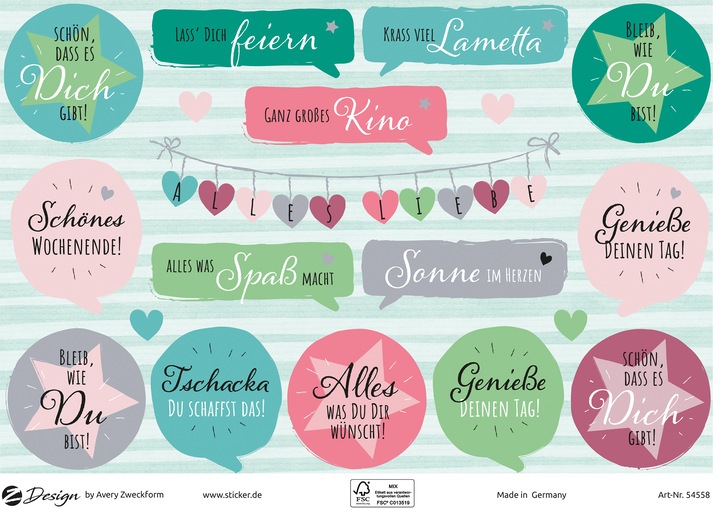 Produktbild Avery Deko Sticker