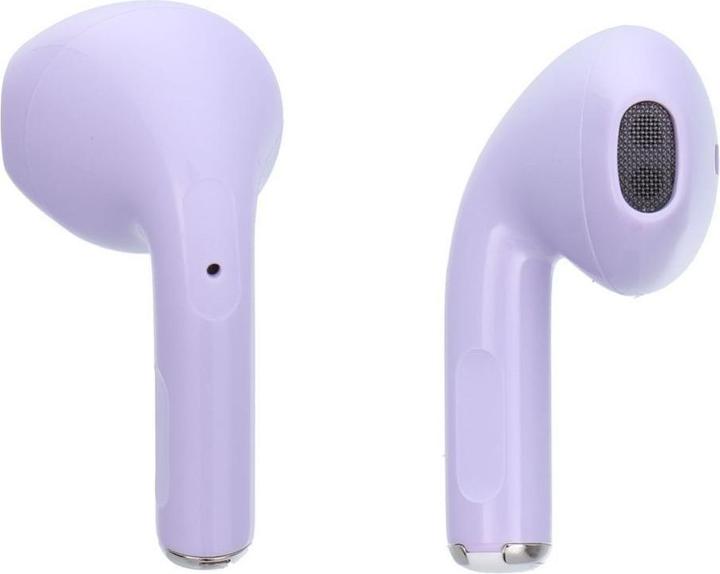 Actual product image BlueStar Wireless headphones Blue Star Wireless earphones bluetooth TWS F17 Purple (5 h, Wireless)
