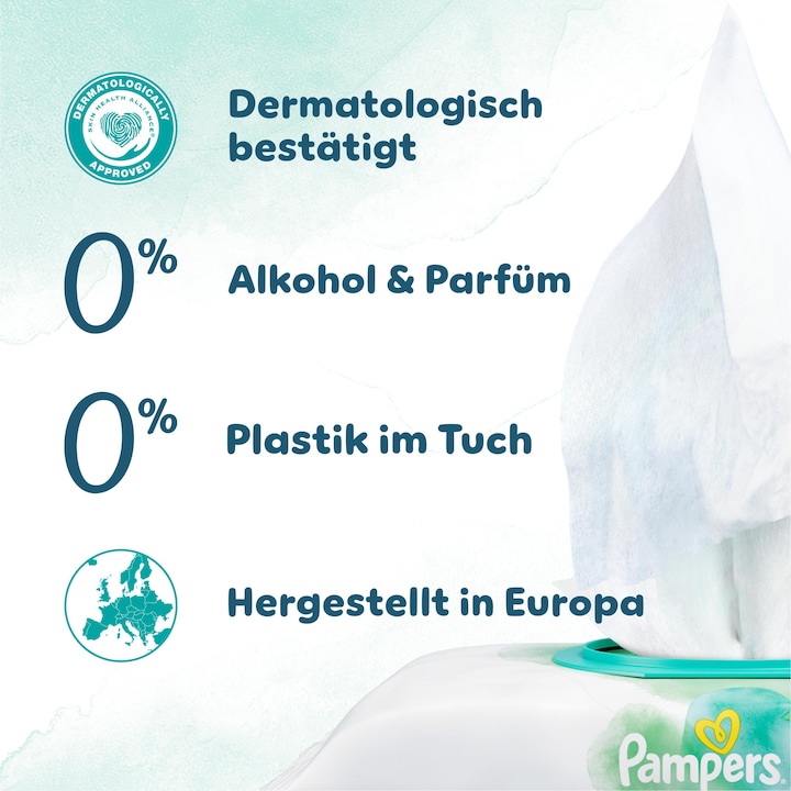 Actual product image Pampers Harmonie Aqua (1152 Piece)