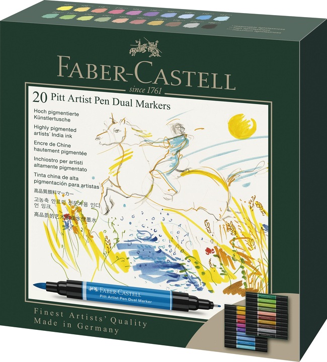 Faber-Castell Ink pen (Multicoloured, 20 x)