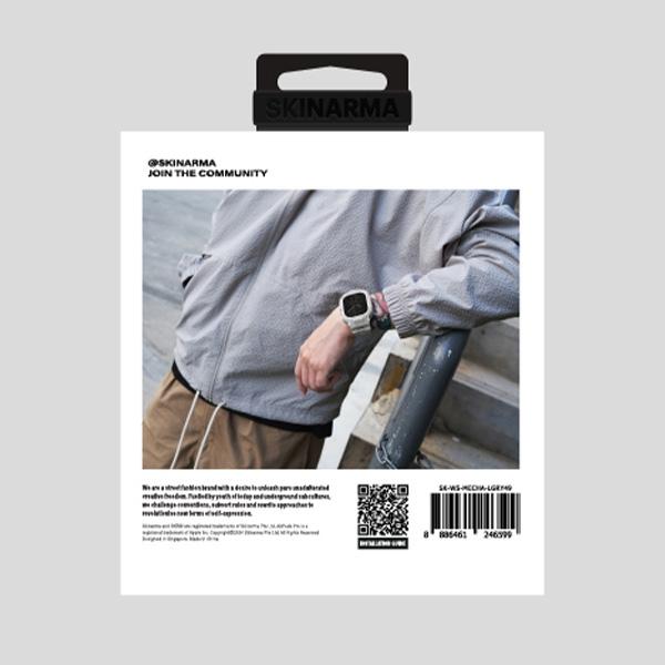 Produktbild Skinarma Band+Case Mecha 2in1 Apple Watch 45/44mm black (Kunststoff, Silikon)