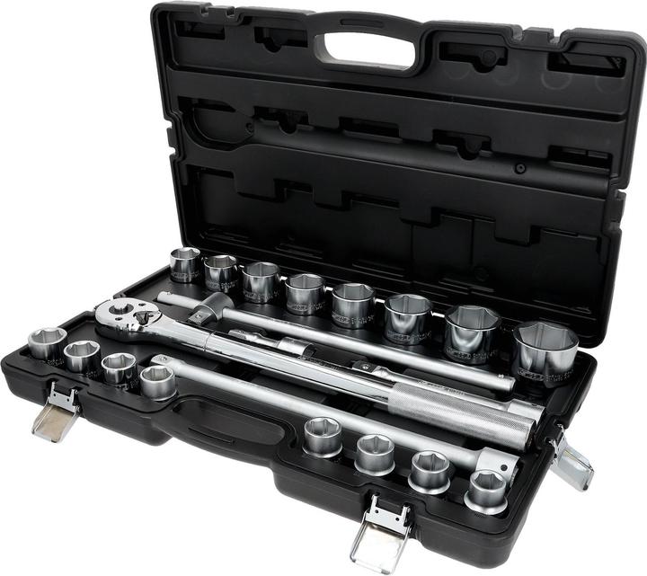KS Tools Socket spanner set (19 mm, 21 mm, 22 mm, 23 mm, 24 mm, 26 mm, 27 mm, 29 mm, 30 mm, 32 mm, 35 mm, 36 mm, 38 mm, 41 mm, 46 mm, 50 mm)