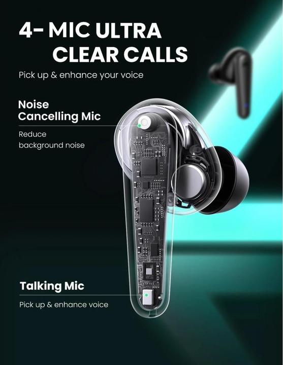 Produktbild Ugreen HiTune T1 True Wireless Earbuds (ANC, 24 h, Kabellos)