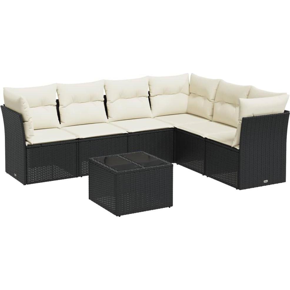 VidaXL, Gartenlounge, 10-tlg. Garten-Lounge-Set mit Kissen