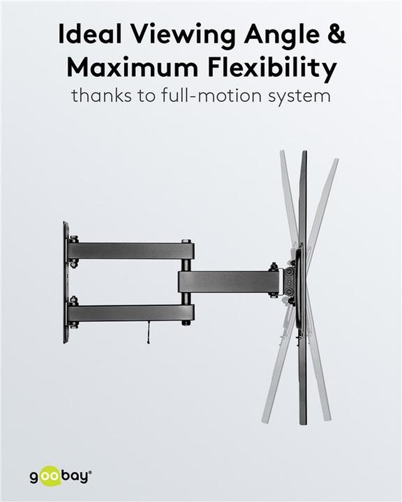 Produktbild Goobay Basic Fullmotion (Wand, 35 kg, 37" - 70")