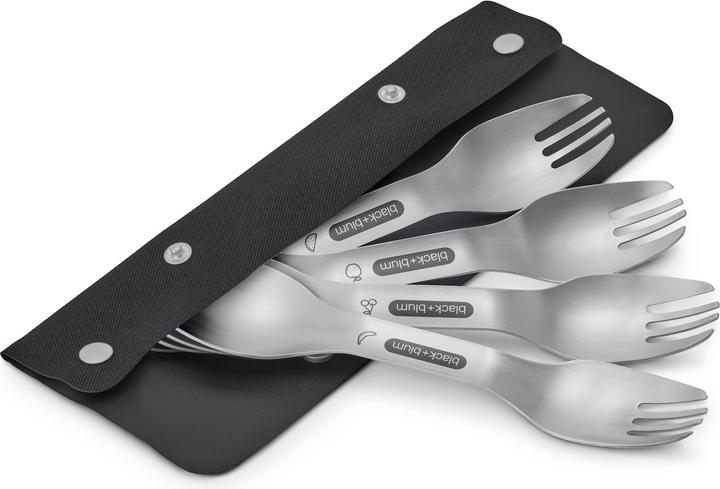 Produktbild Black + Blum Steel Spork Set - Edelstahl-Besteck