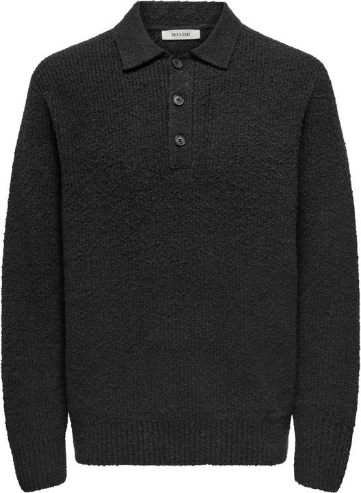 Actual product image Only & Sons Onsdale Rlx Ls Polo Knit Noos (XXL)