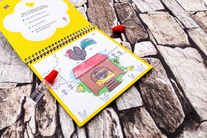 Actual product image The Magic Water Colouring Book - On the Farm