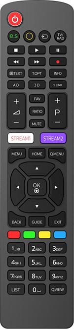Philips SRP4030/10 remote control IR Wireless SAT, TV Press buttons (Universal Fernbedienung, Miracast)