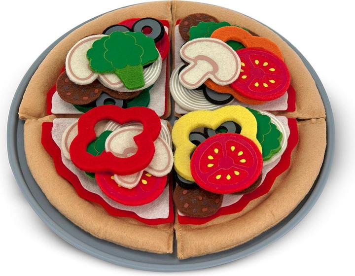 Actual product image Melissa & Doug - Felt Food Pizza Set (806018)
