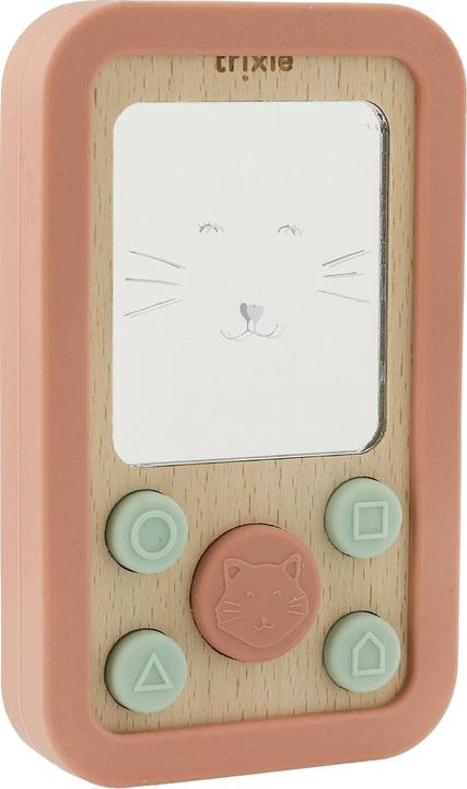Immagine prodotto Trixie Baby Telefono per bambini in legno e gatto in silicone (MQ3) (Audio del baby monitor)