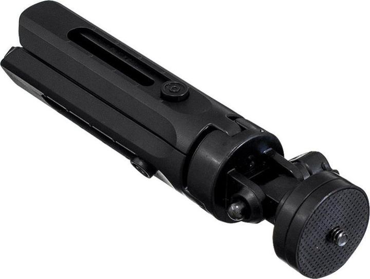 Actual product image Hurtel Mini Tripod with phone holder mount selfie stick camera GoPro holder black