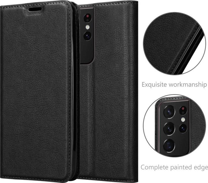 Actual product image Cadorabo Book Invisible Magnet Cover (Samsung Galaxy S21 Ultra)