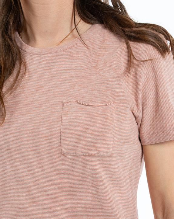 Actual product image Whatever Man Logo Stripe T-Shirt (XS)