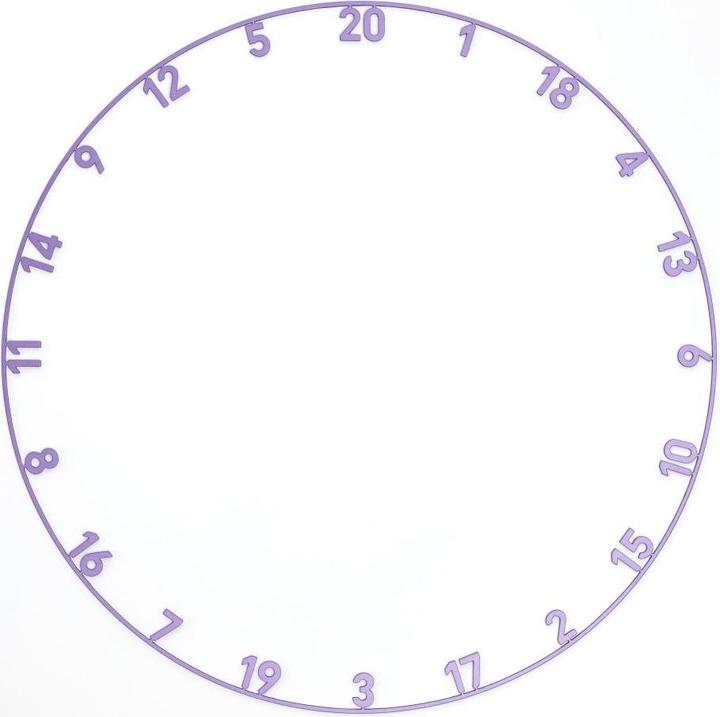 Immagine prodotto Precise180 Anello numerico monopezzo Purple Pulse