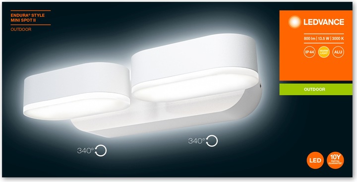 Actual product image Ledvance Endura Style Mini Spot (800 lm, IP44)