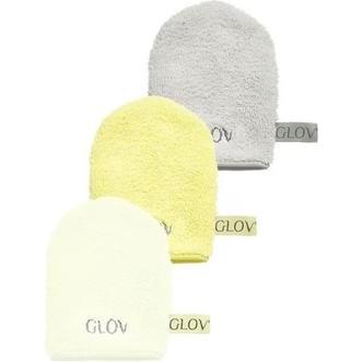 Glov, Pulizia viso, Wateronly Skin Makeup Remover And Face Cleansing Glove Baby Banana Ivory Silver Stone 3 Pieces