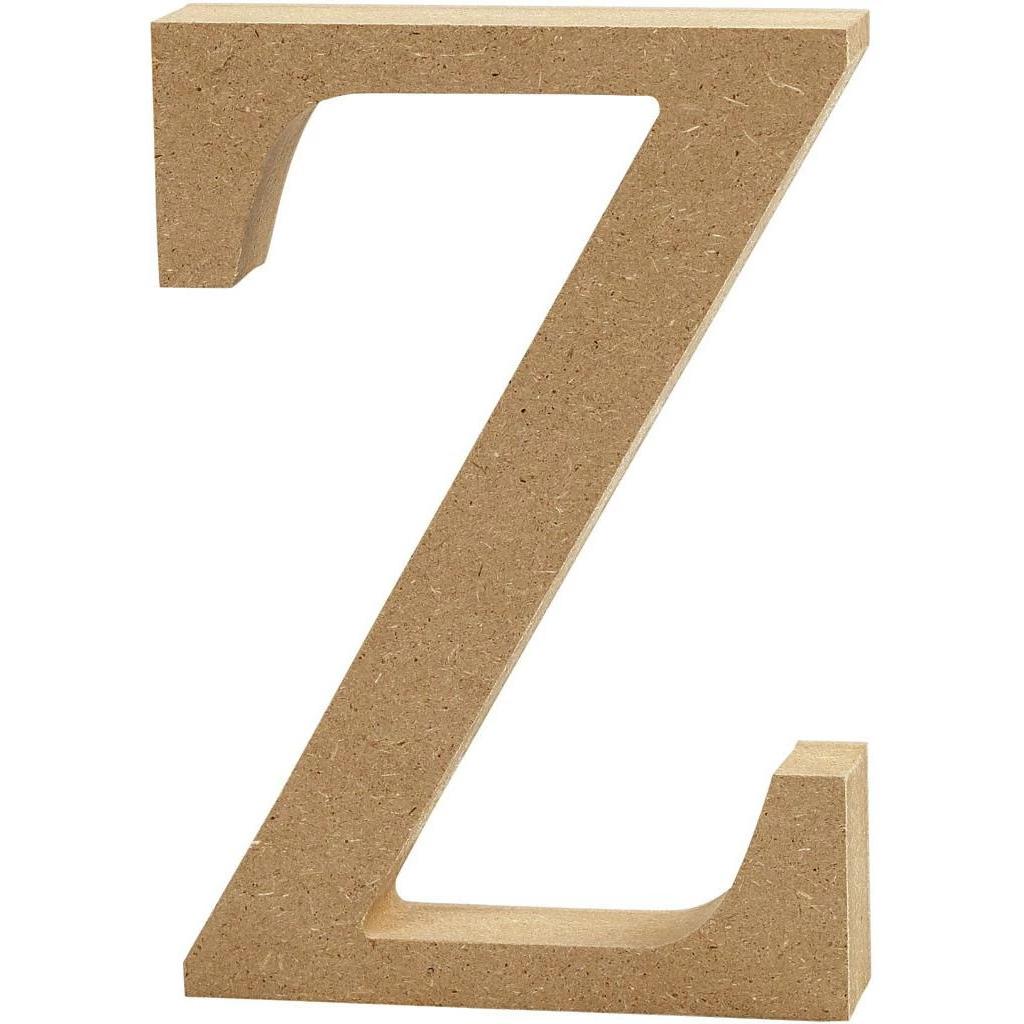 Creativ Company, Holzbuchstaben + Stoffbuchstaben, Holzbuchstabe Z