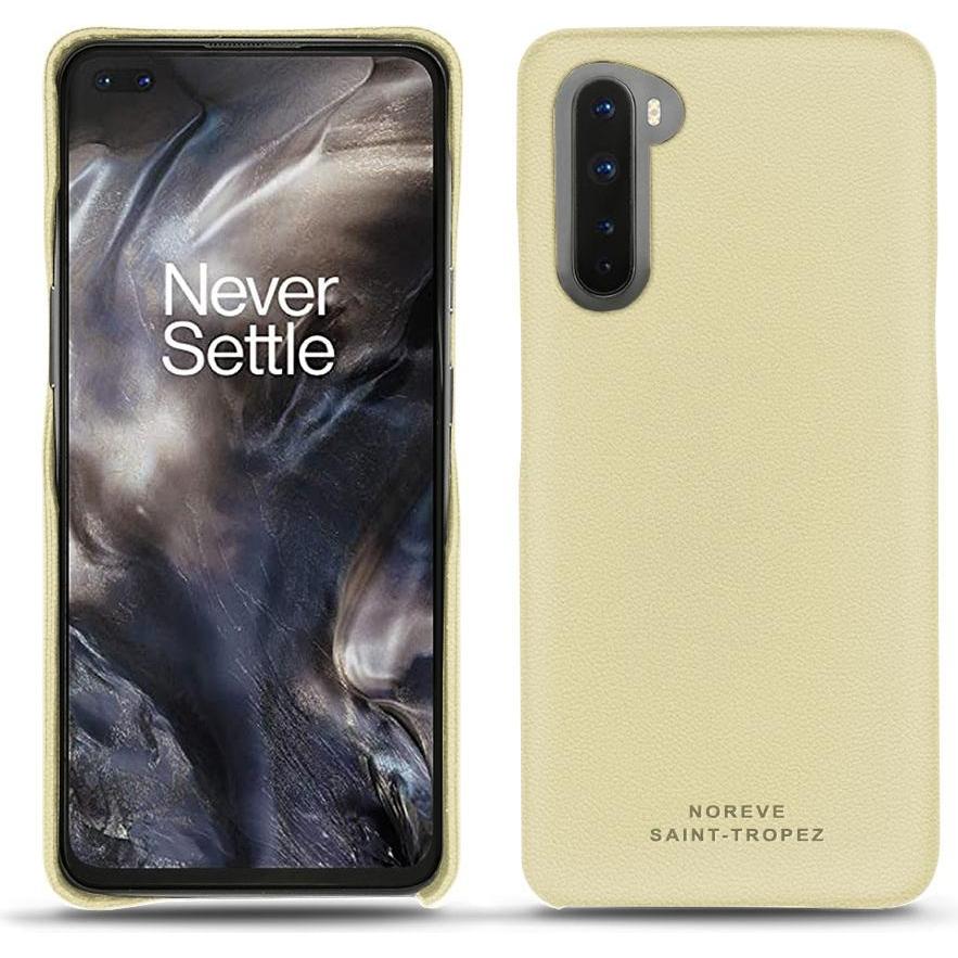 Thumbnail - Noreve Lederschutzhülle (OnePlus Nord), Smartphone Hülle, Beige