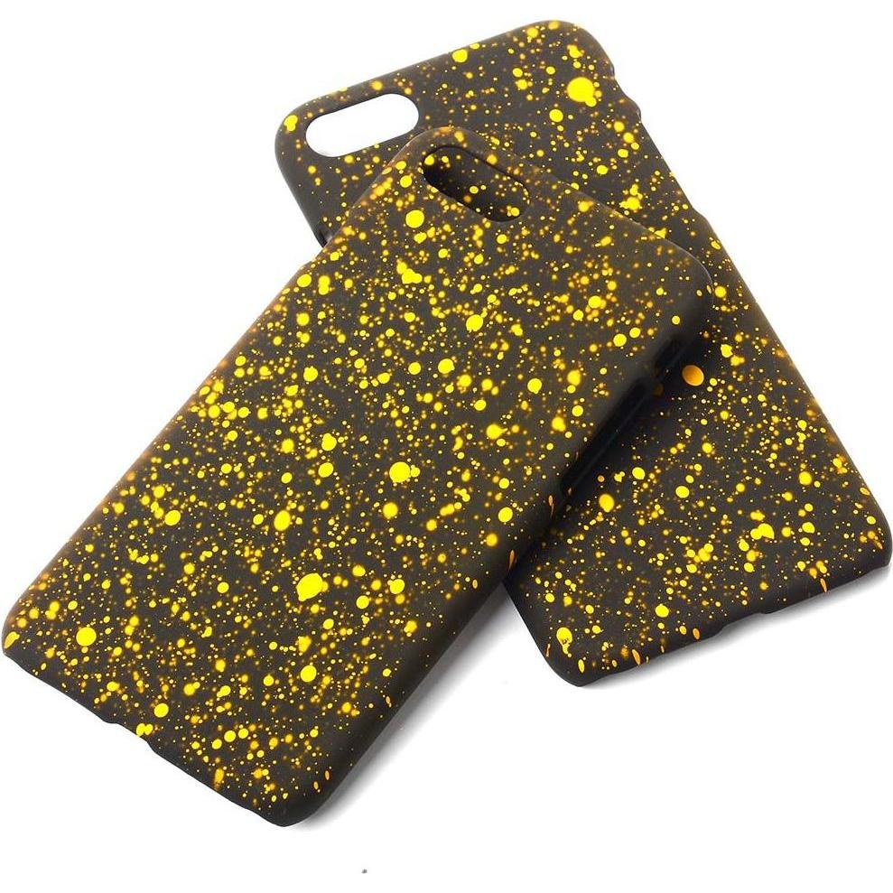 Thumbnail - König Design Handy Hülle Schutz Case Bumper Schale Etuis für Apple iPhone 7 3D Sterne Gelb (Apple iPhone SE (2nd Gen), A...