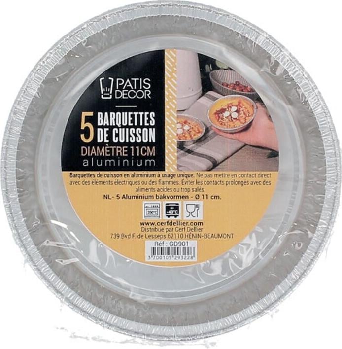 Actual product image Cerf-Dellier Aluminium form round (11 cm)