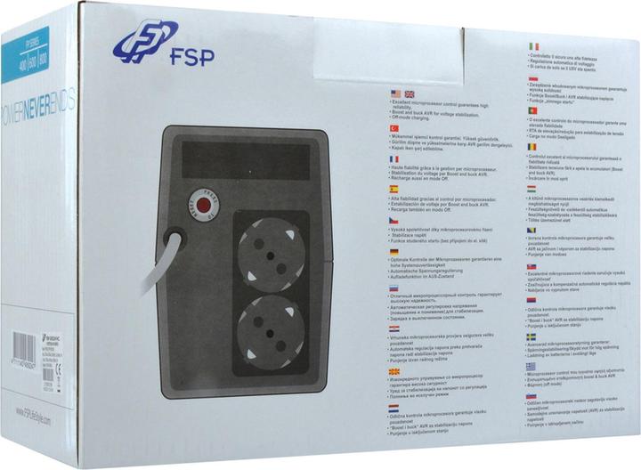 Image du produit Fortron FP 600 (600 VA, 360 W, Line-interactive Onduleur)