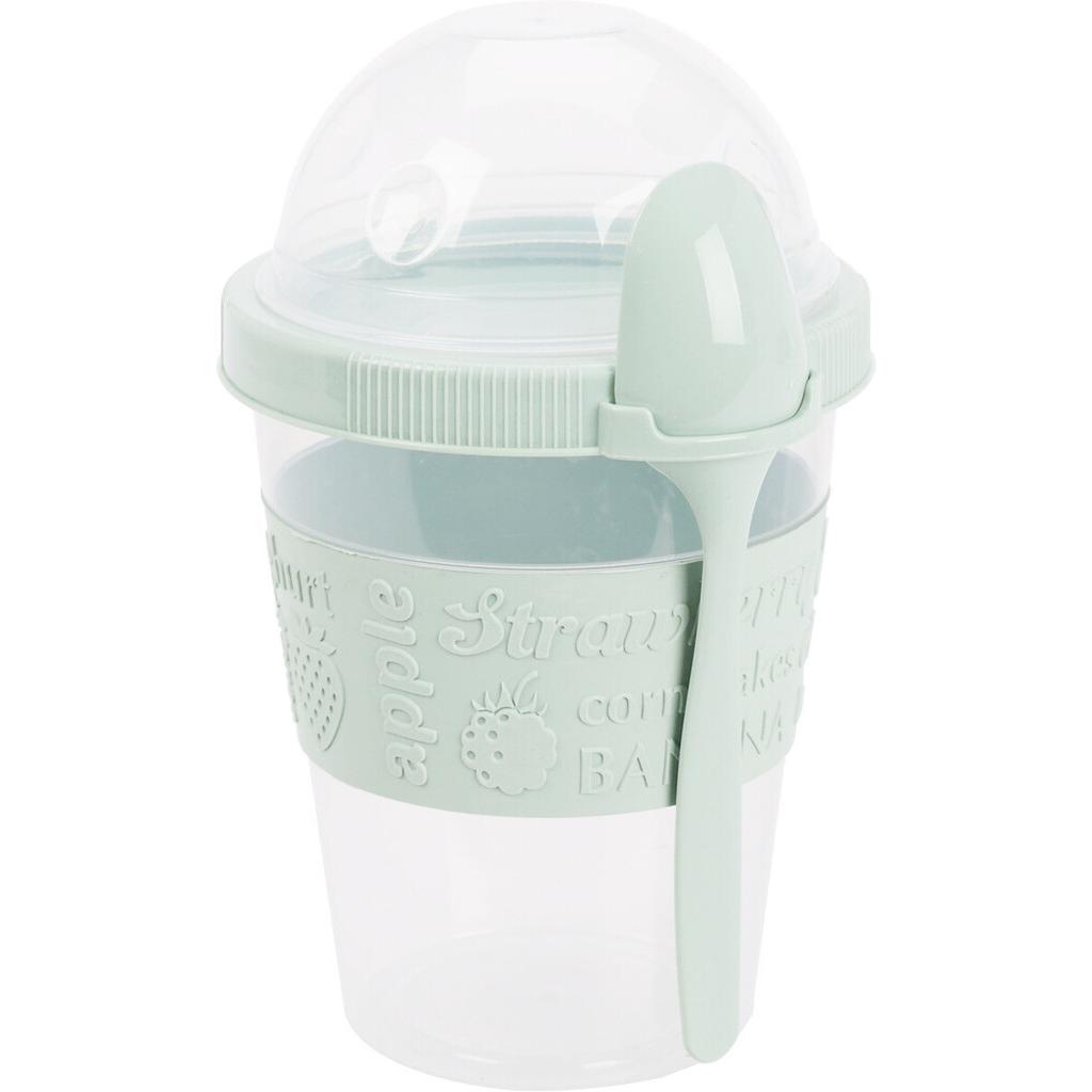 Thumbnail - Excellent Houseware Joghurtbecher-Set, Lunchbox, Mehrfarbig
