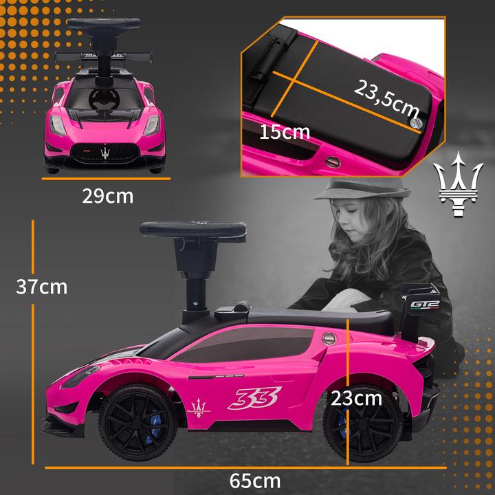Actual product image Aiyaplay Rutschauto Kunststoff, Stahl Rosa