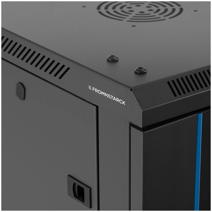 Produktbild Fromm & Starck Serverschrank 19 Zoll abschliessbar 6 HE Stahlgehäuse Netzwerkschrank (10.86 HE, 19 Zoll Rack)